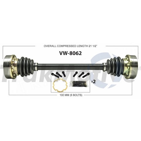 Surtrack Axle Cv Axle Shaft, Vw-8062 VW-8062
